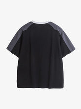 Thesupermade American Retro Patchwork Print T-shirt